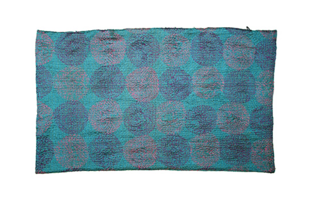 Kantha vintage silke pude 30*50 cm