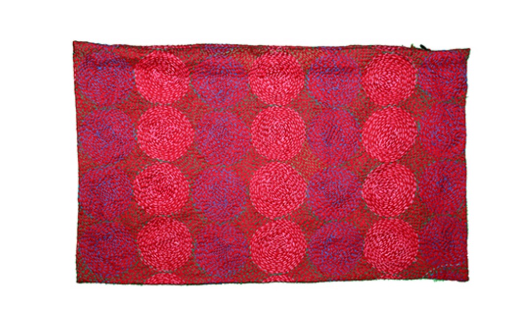 Kantha vintage silke pude 30*50 cm