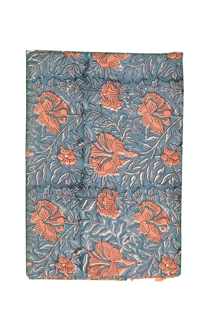 Block print tablecloth 150*220 cm cotton