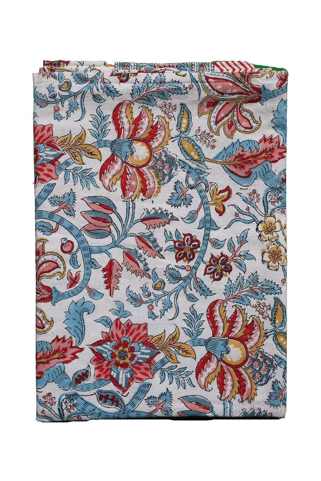 Block print tablecloth 150*220 cm cotton