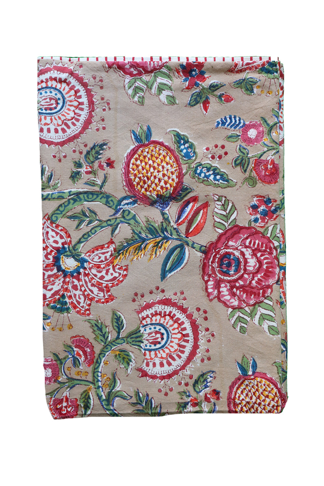 Block print tablecloth 150*220 cm cotton