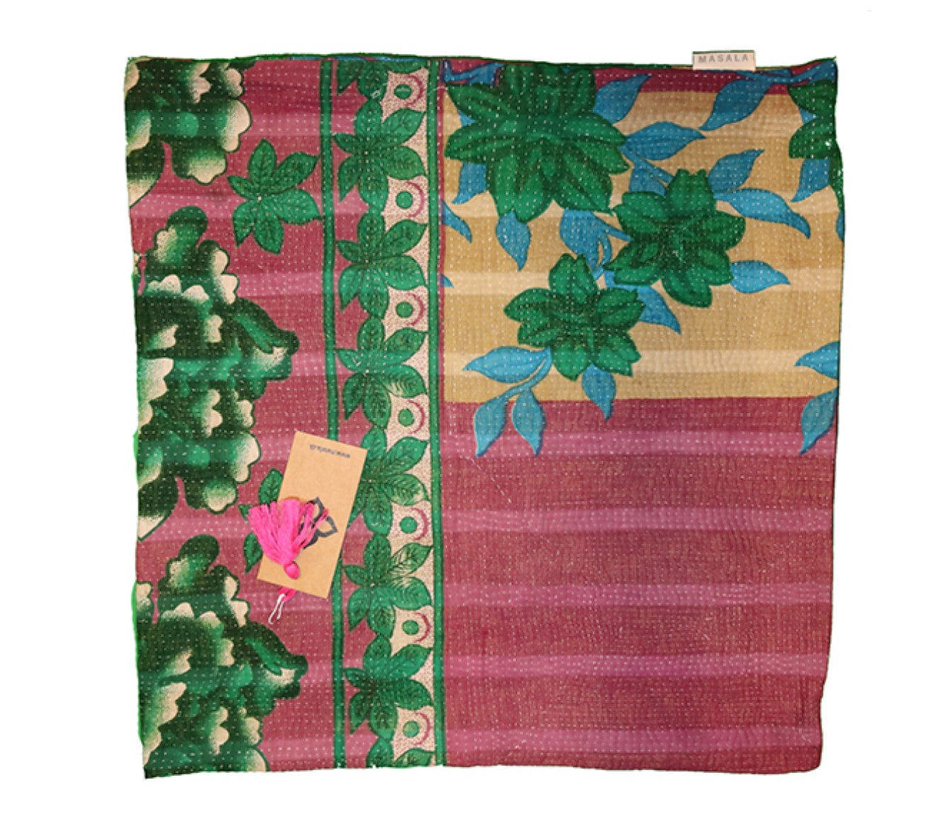 Sari vintage kantha pude 45*45 cm