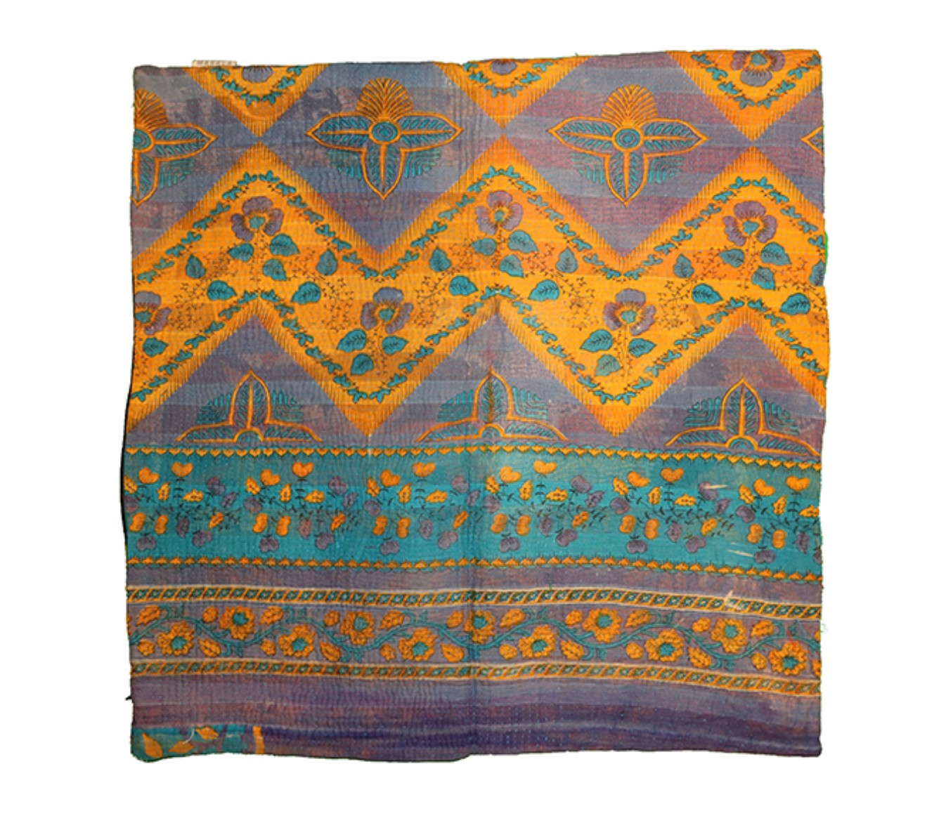 Sari Vintage Kantha Kissen 60*60 cm