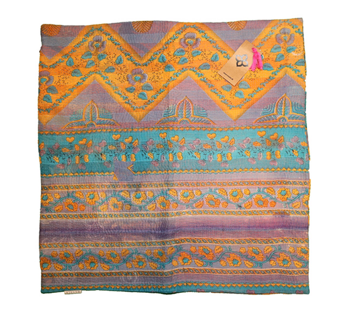 Sari Vintage Kantha Kissen 60*60 cm