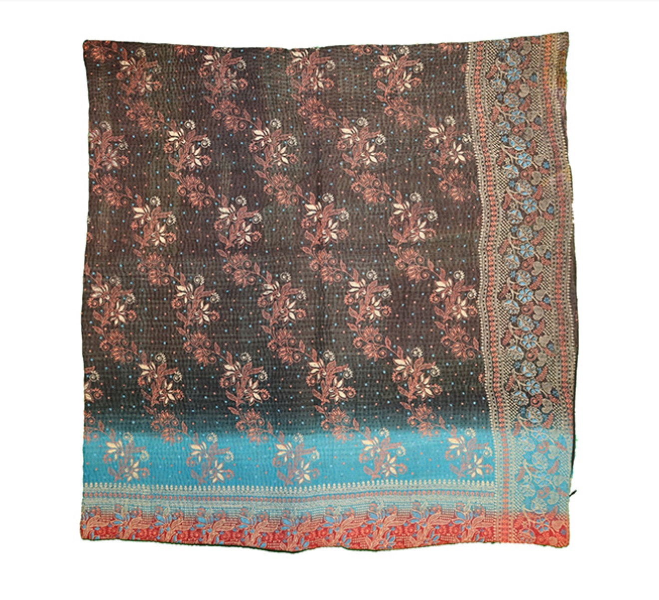 Sari vintage kantha cushion 45*45 cm