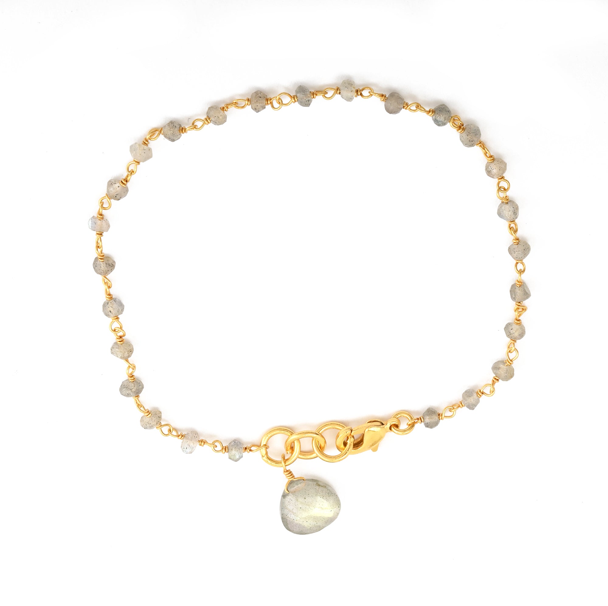 Armband mit Labradorit-Anhänger