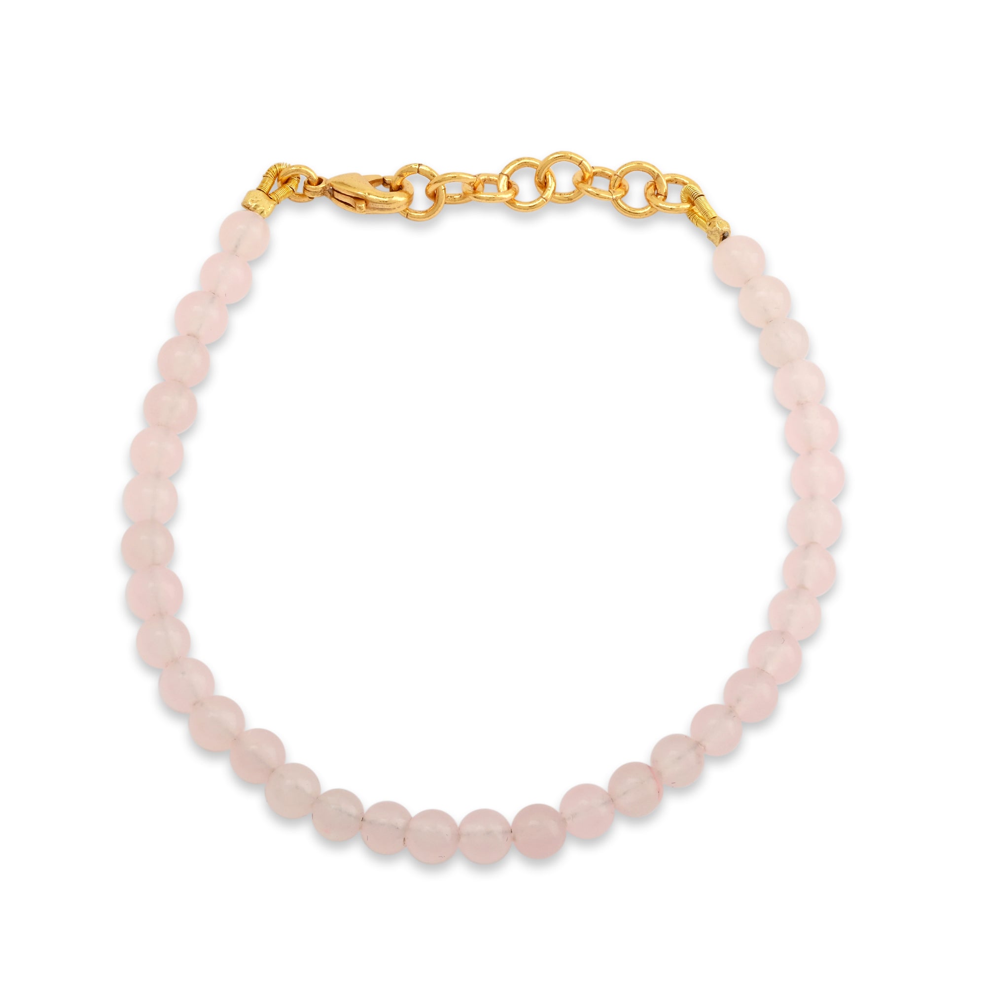 Armband mit Rosenquarzstein