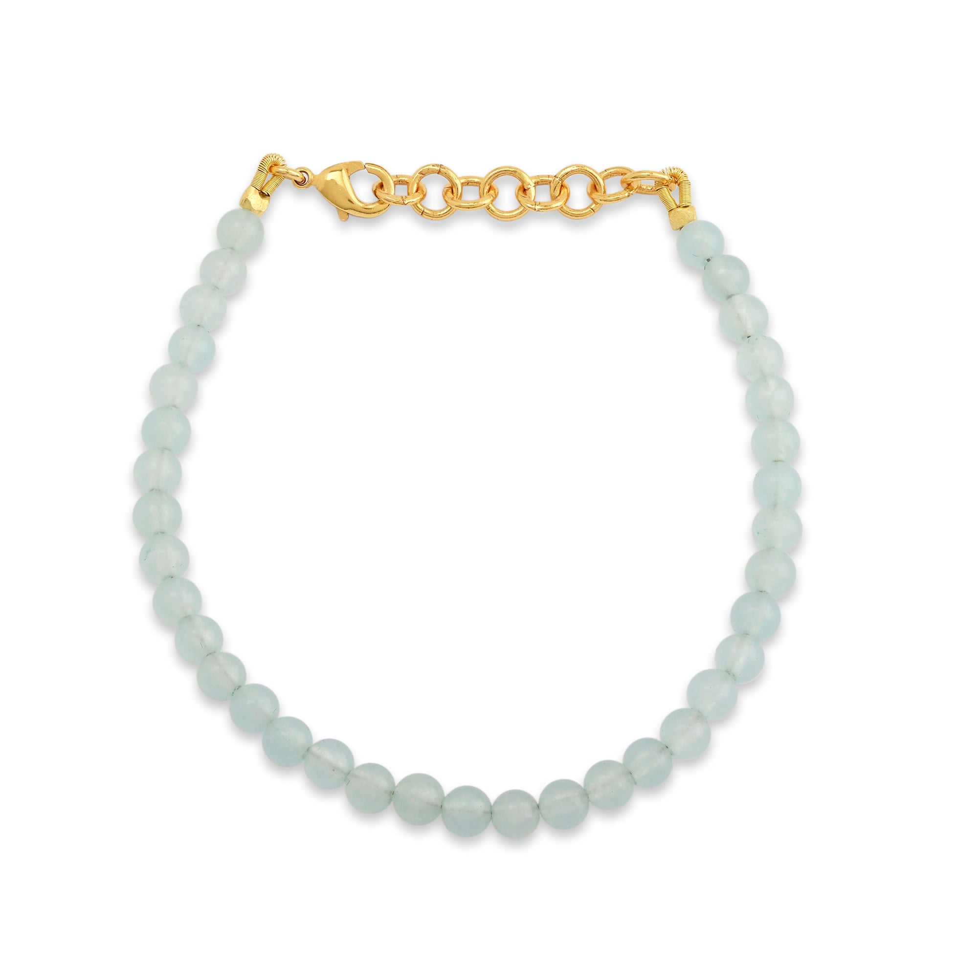Armband mit Aqua-Chalcedon-Stein