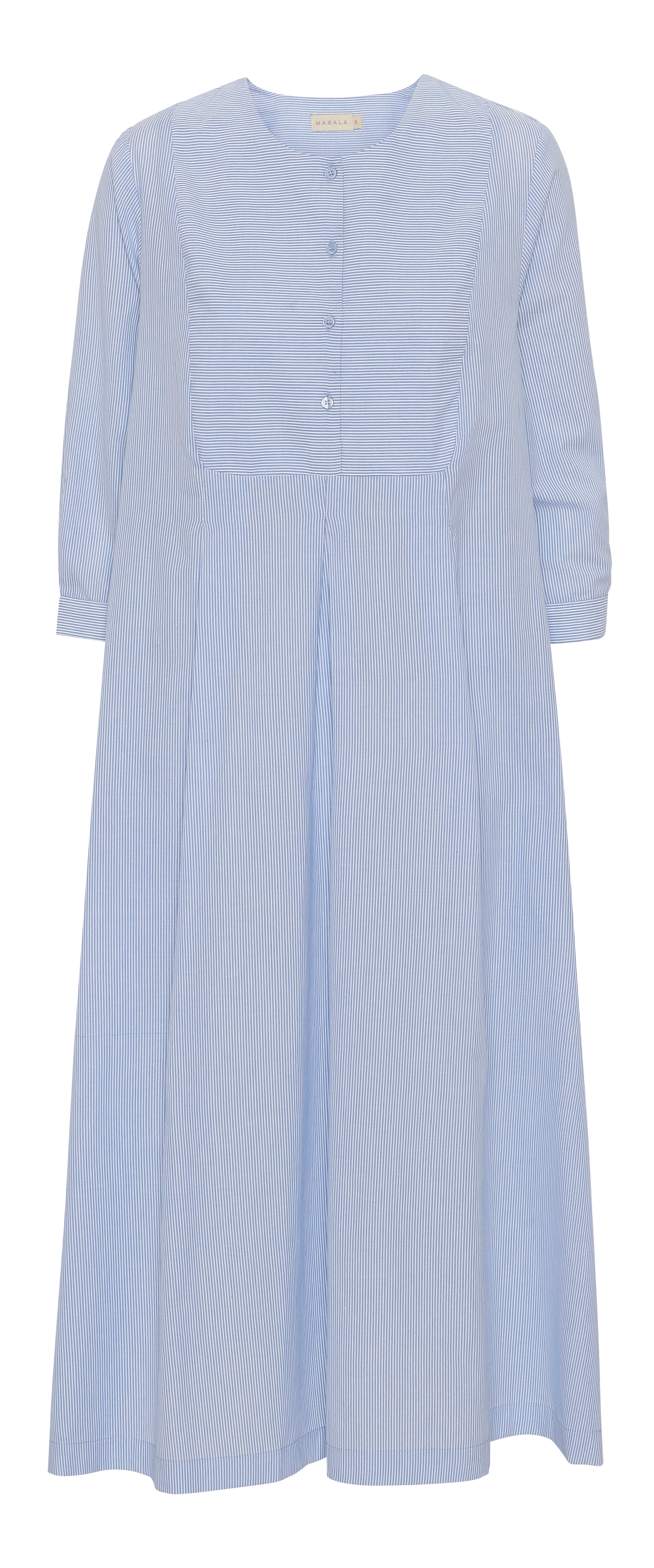 Bohemian dress striped cotton organic
