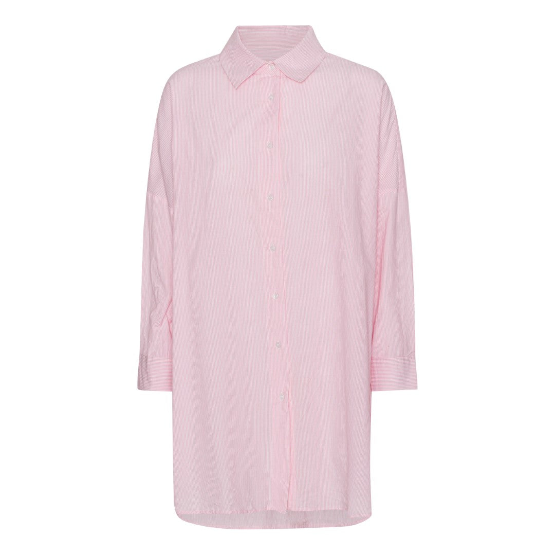 Boyfriend shirt cotton stripe organic