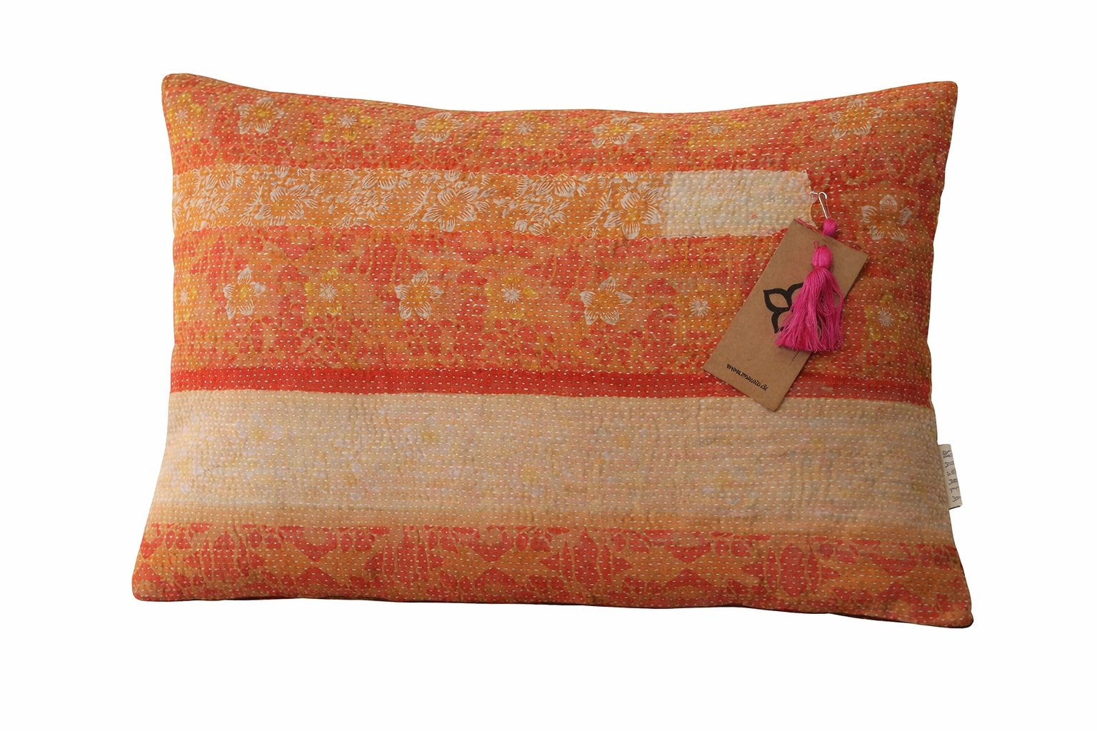 Sari vintage kantha pude 30*50 cm