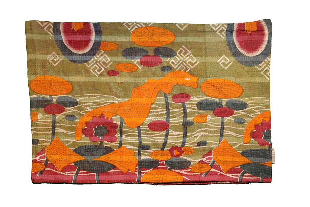 Sari Vintage Kantha Kissen 40*60 cm