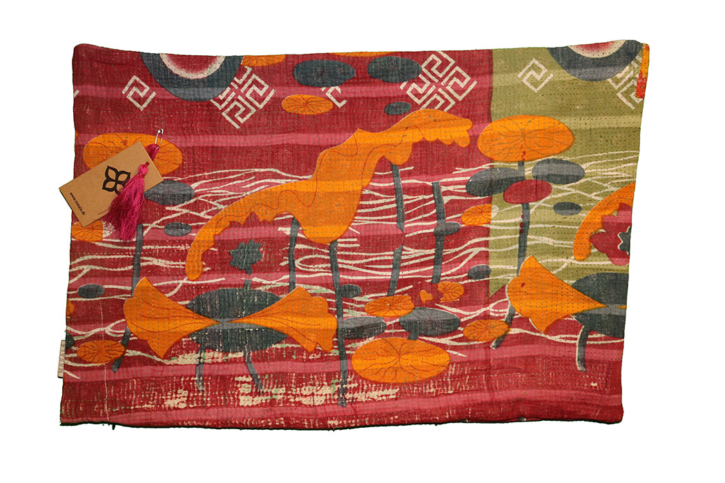 Sari Vintage Kantha Kissen 40*60 cm