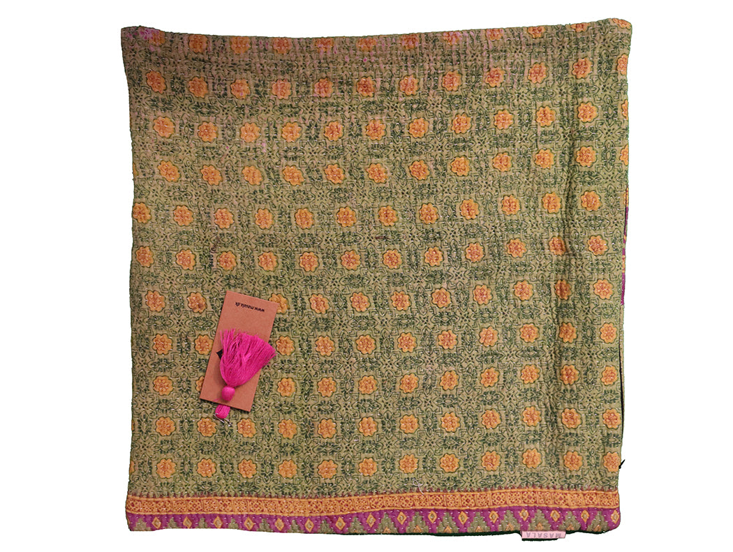 Sari vintage kantha cushion 45*45 cm