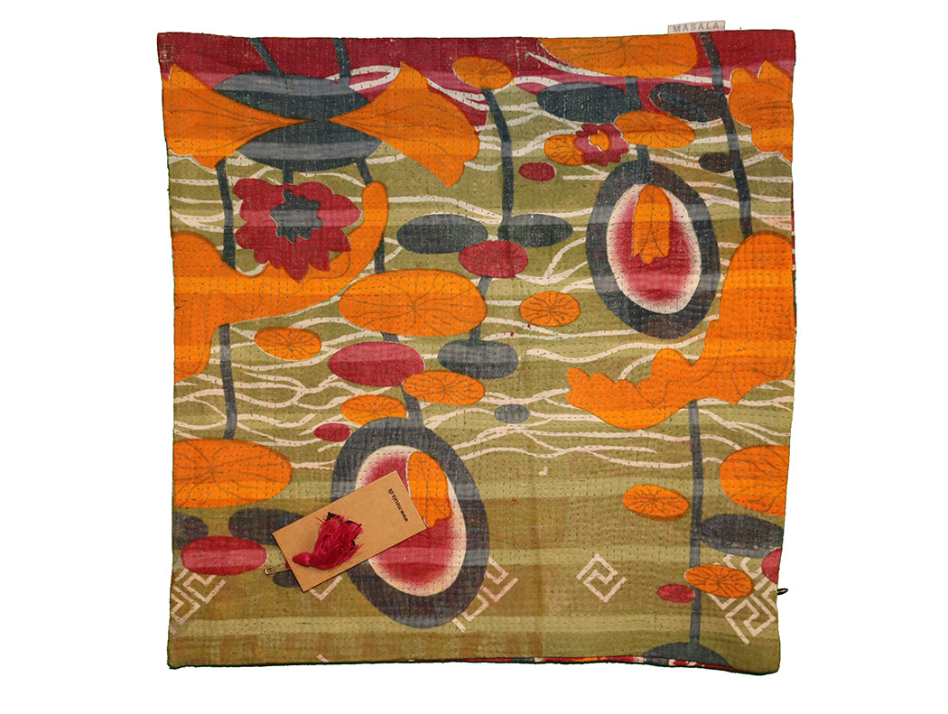 Sari vintage kantha pude 45*45 cm