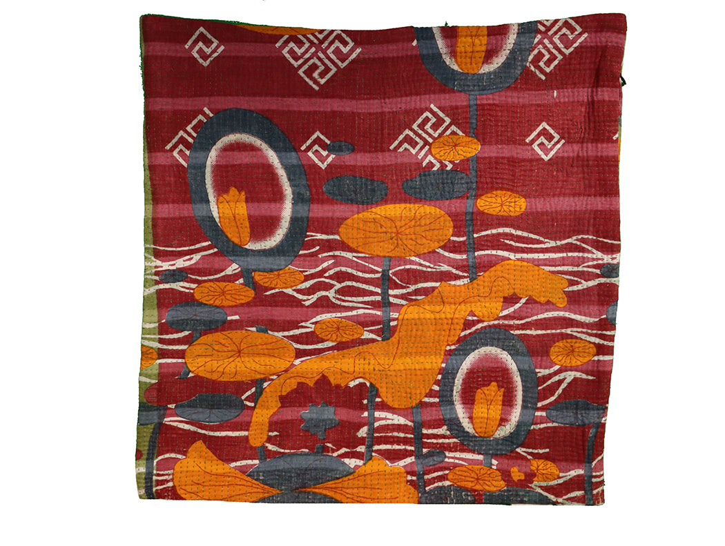 Sari vintage kantha pude 45*45 cm