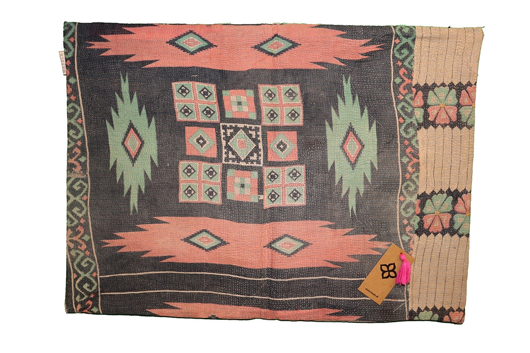 Sari Vintage Kantha Kissen 50*70 cm