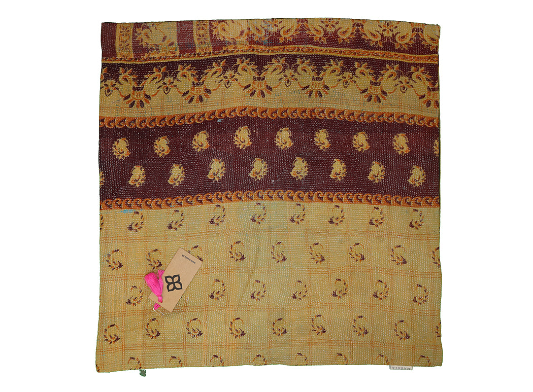 Sari Vintage Kantha Kissen 60*60 cm