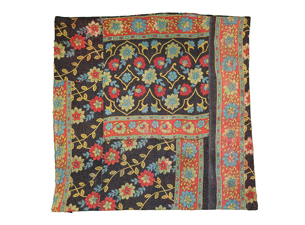 Sari Vintage Kantha Kissen 60*60 cm