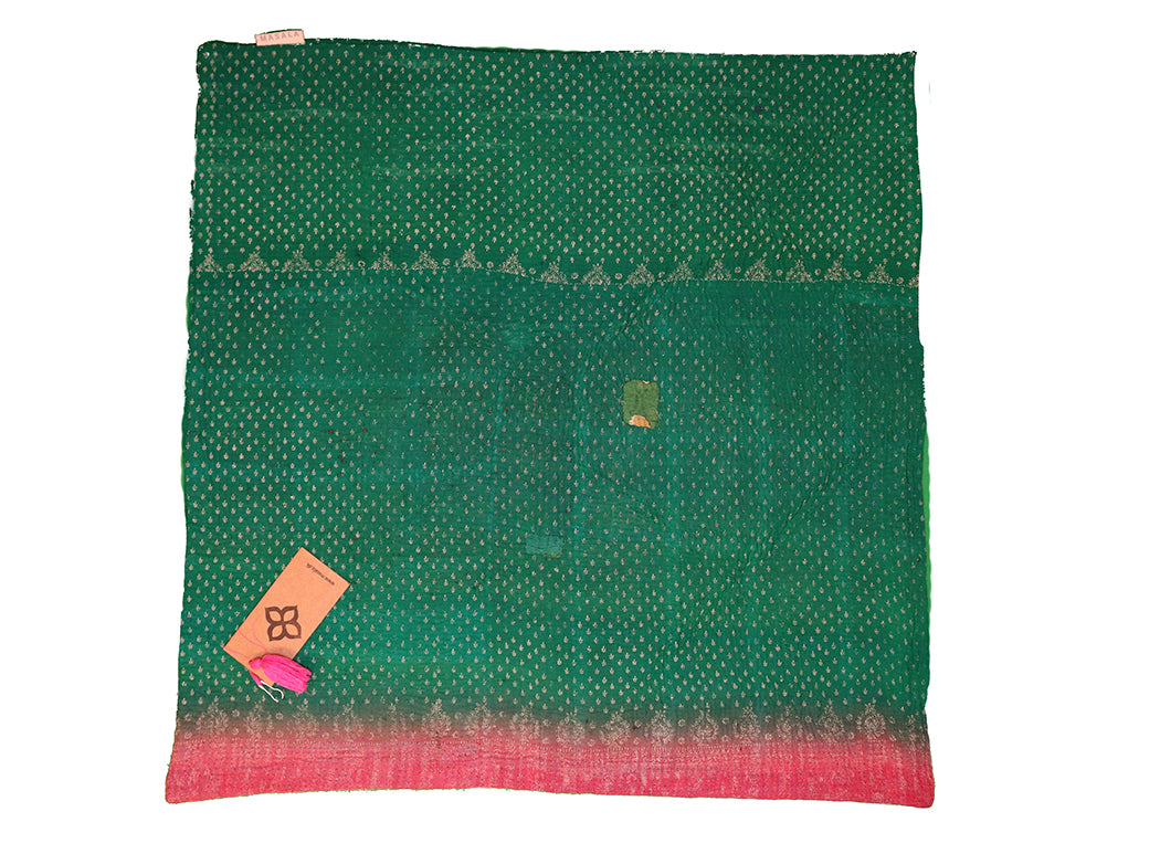 Sari Vintage Kantha Kissen 60*60 cm