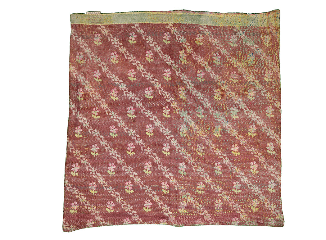 Sari Vintage Kantha Kissen 60*60 cm
