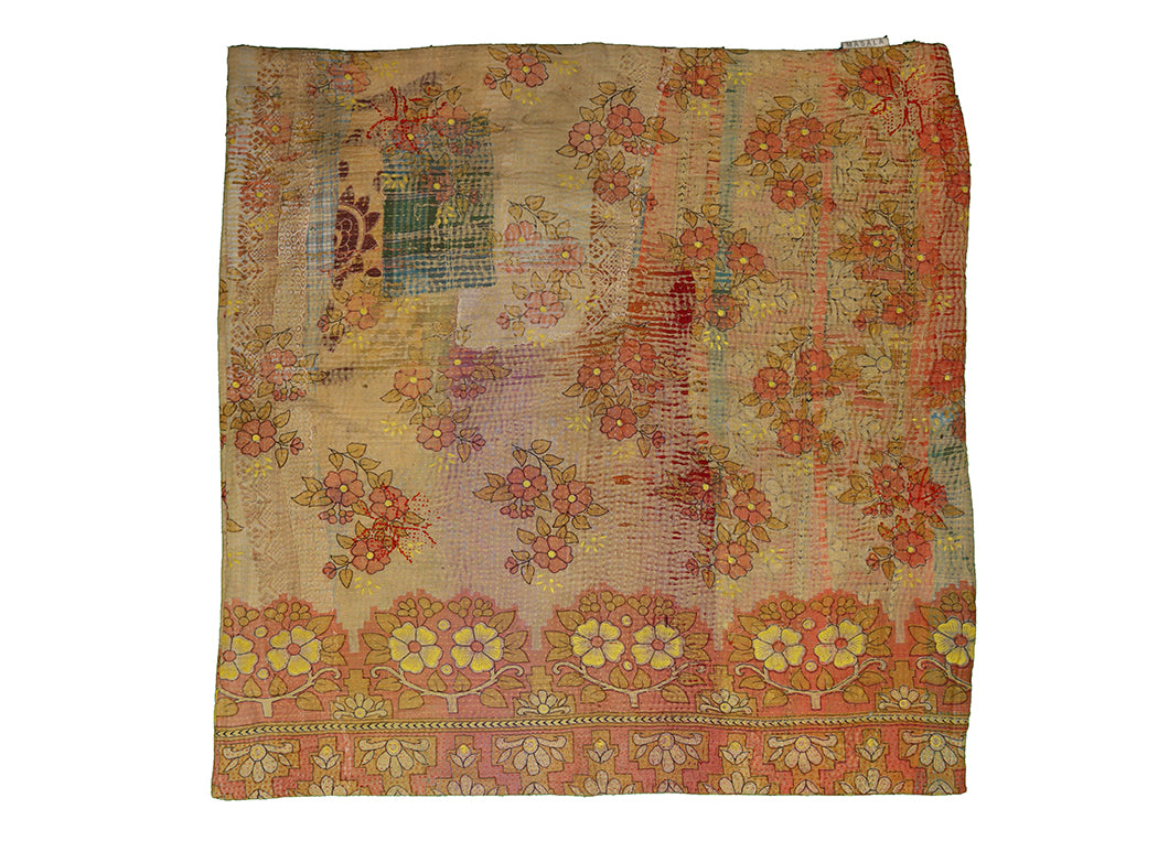 Sari Vintage Kantha Kissen 60*60 cm