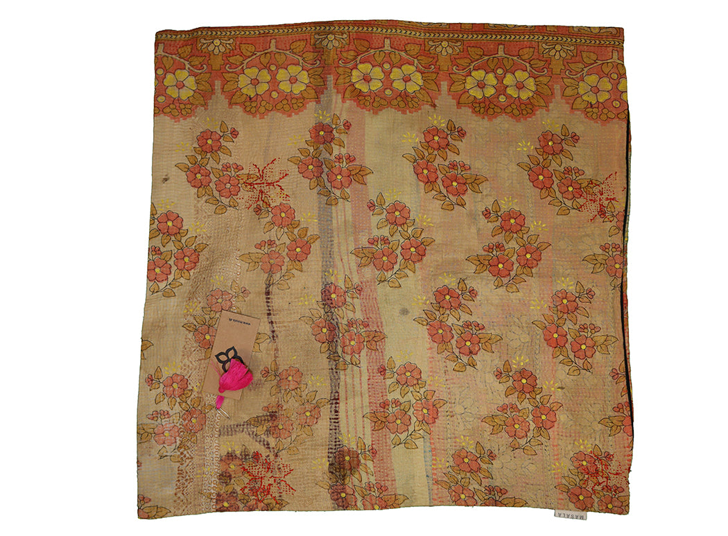 Sari Vintage Kantha Kissen 60*60 cm