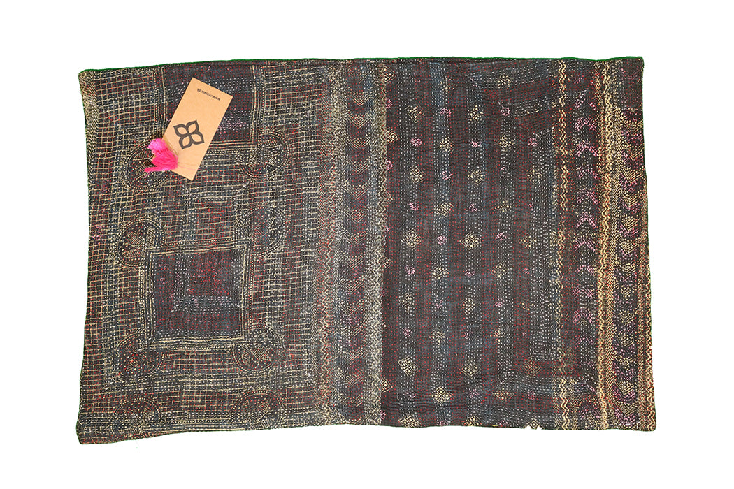 Sari Vintage Kantha Kissen 40*60 cm