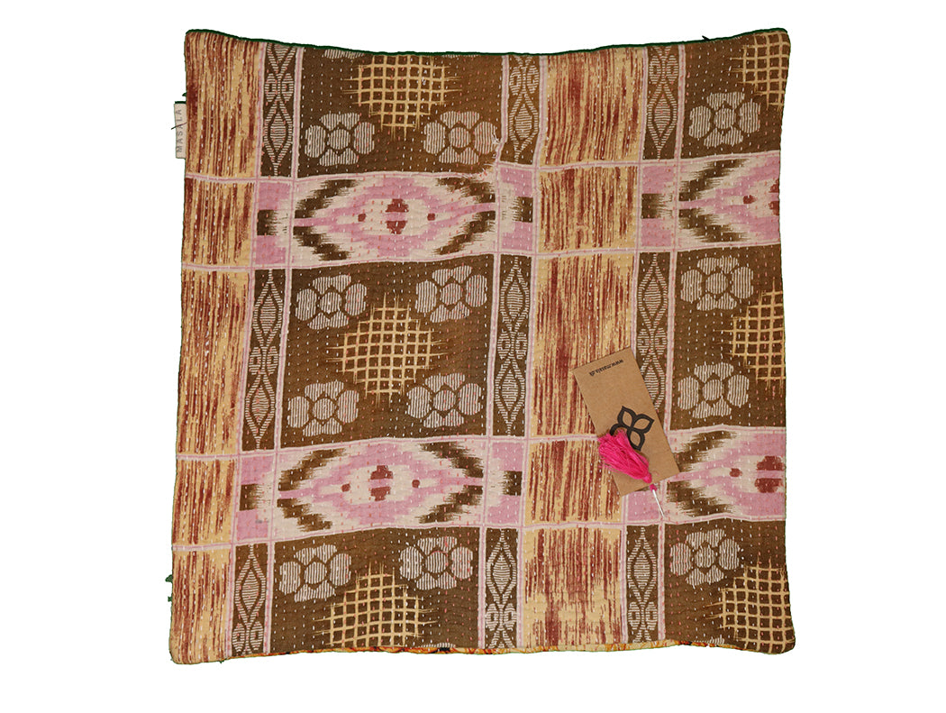Sari vintage kantha pude 45*45 cm