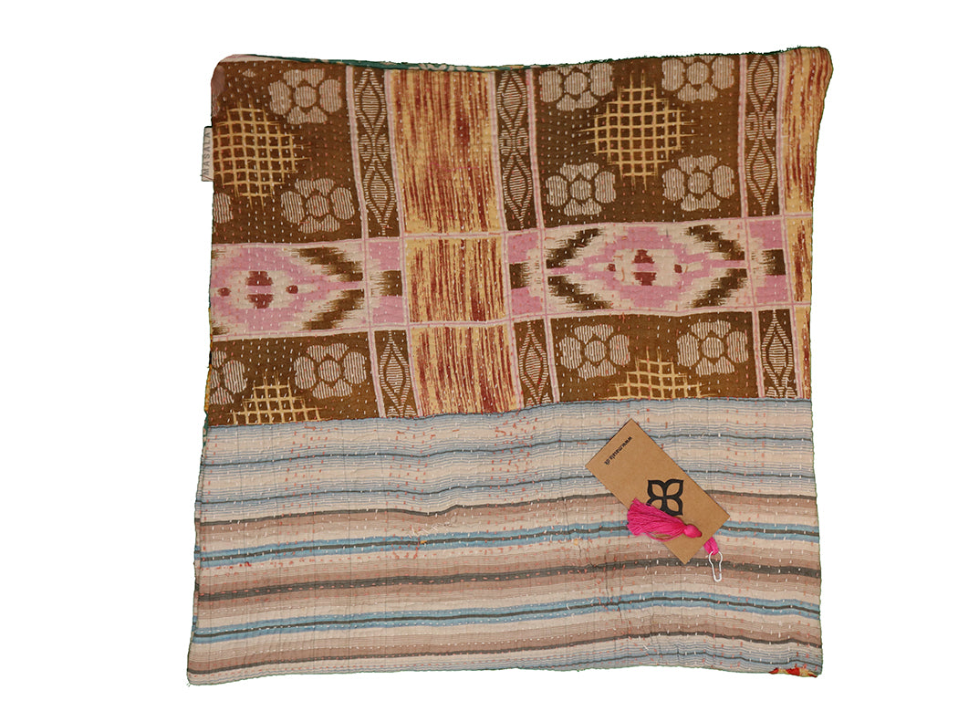 Sari vintage kantha pude 45*45 cm
