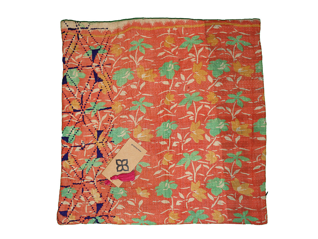 Sari vintage kantha pude 45*45 cm