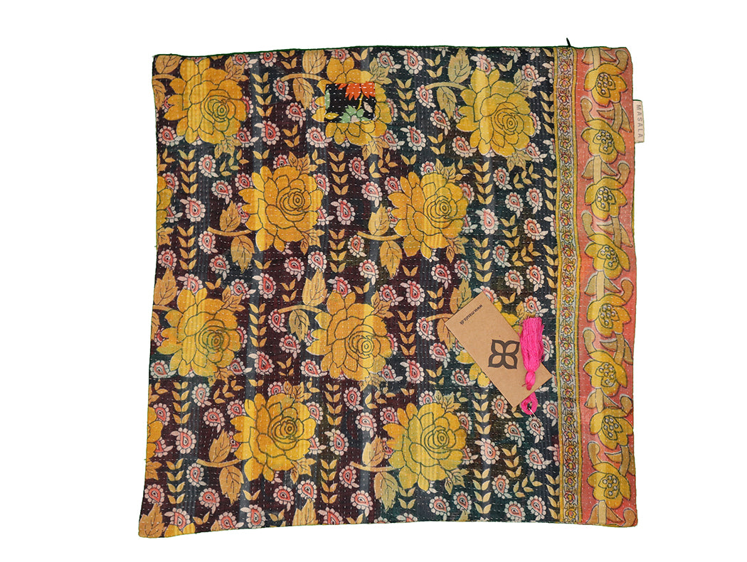 Sari vintage kantha pude 45*45 cm