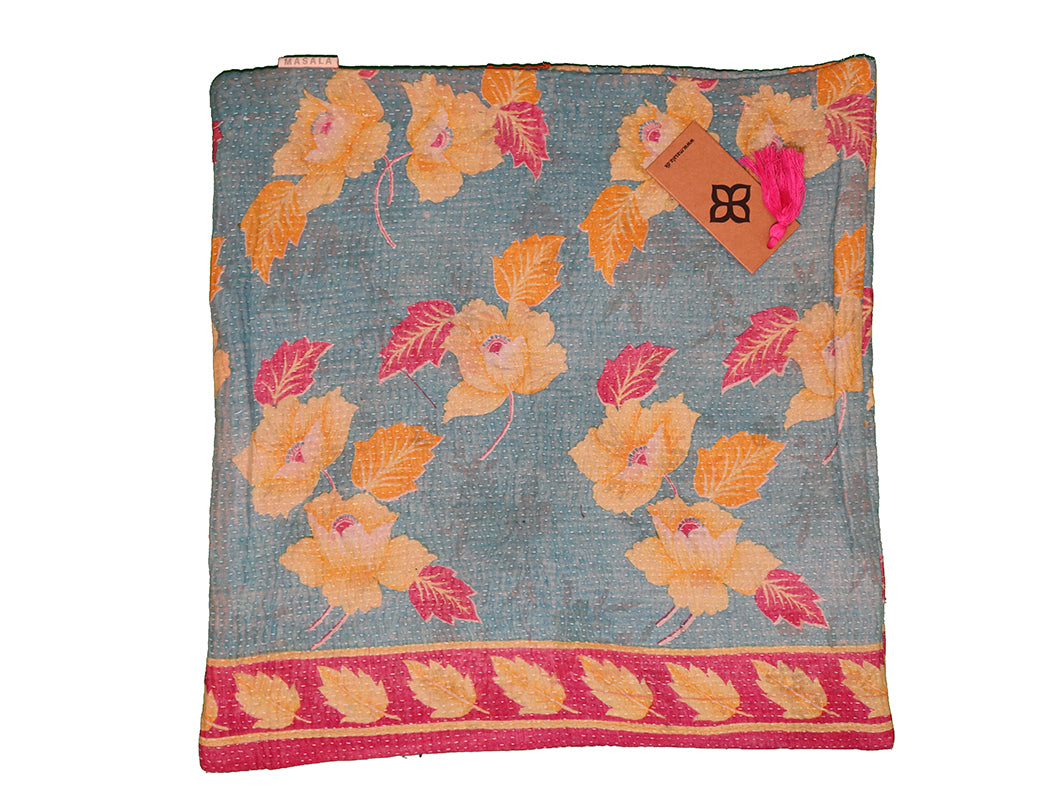 Sari vintage kantha pude 45*45 cm