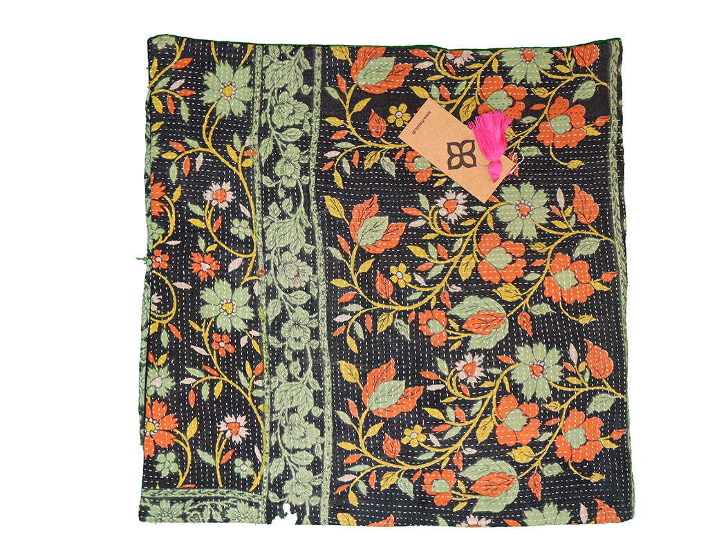 Sari vintage kantha pude 45*45 cm