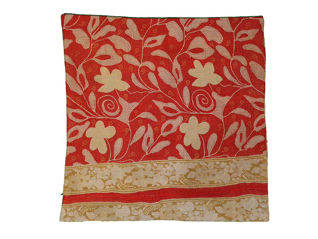 Sari vintage kantha pude 45*45 cm