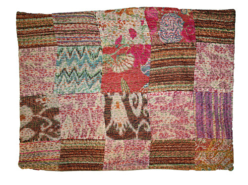 Kantha stonewash pude 50*70 cm, bomuld