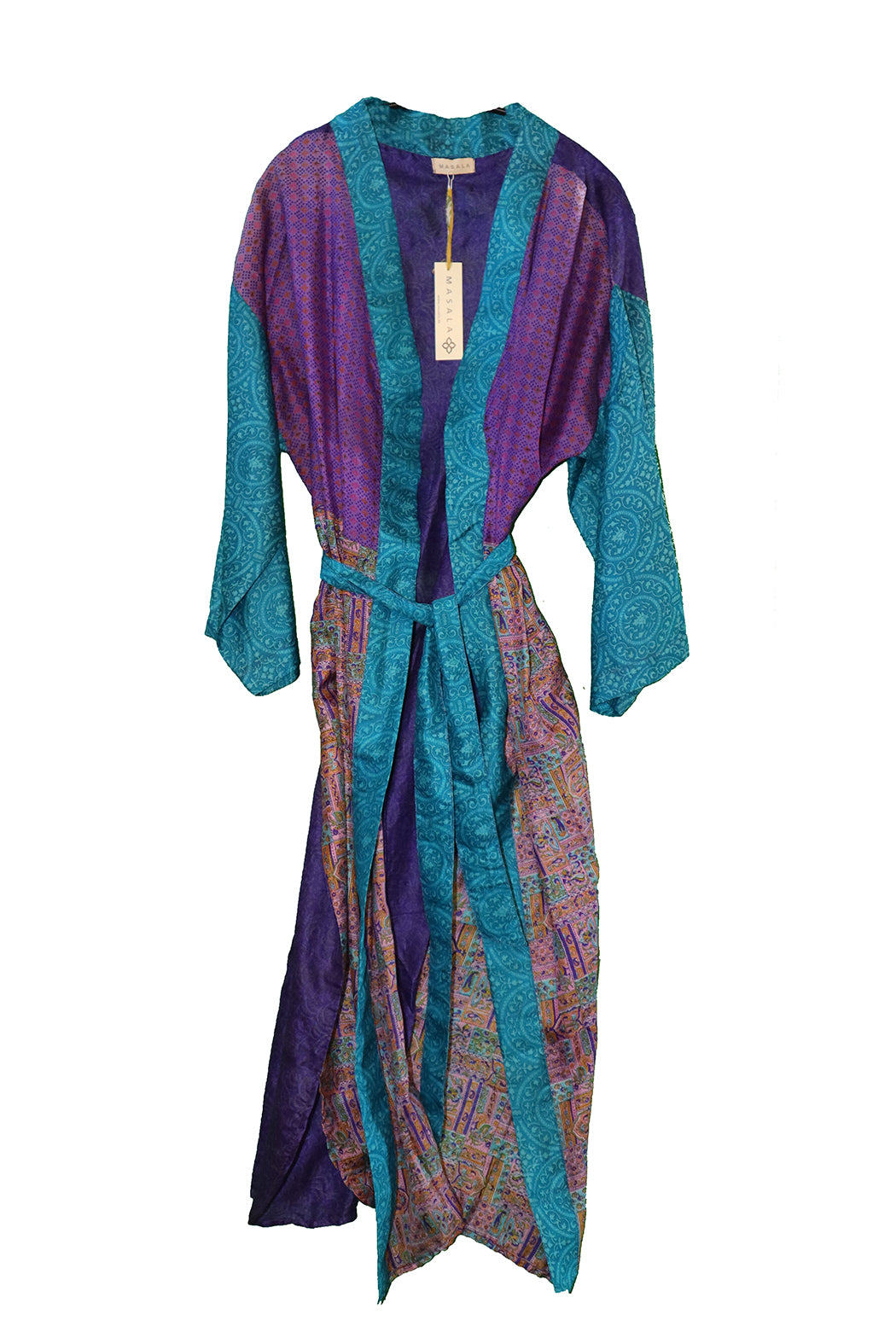 Alma vintage sari silke kimono