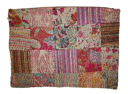 Kantha stonewash pude 50*70 cm, bomuld