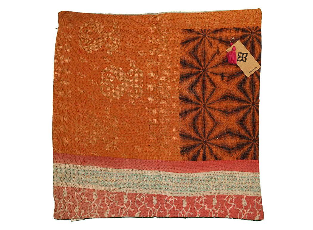 Sari vintage kantha cushion 45*45 cm