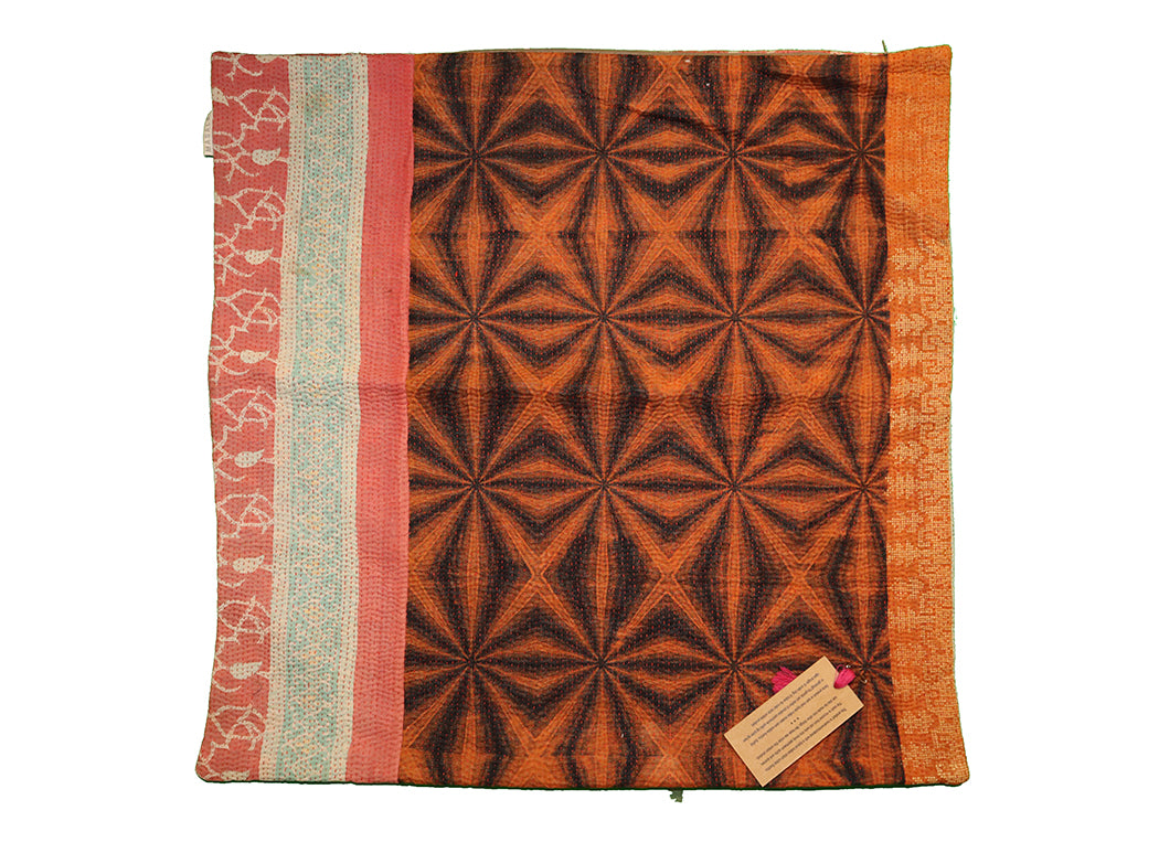 Sari vintage kantha cushion 45*45 cm