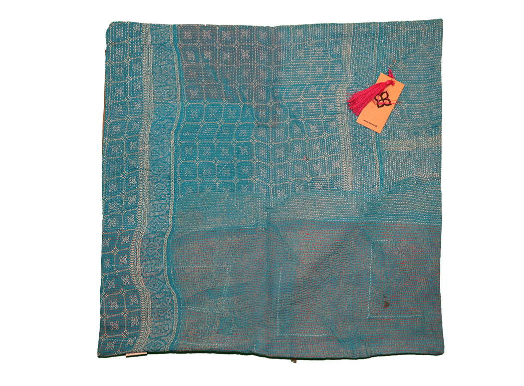 Sari vintage kantha cushion 45*45 cm