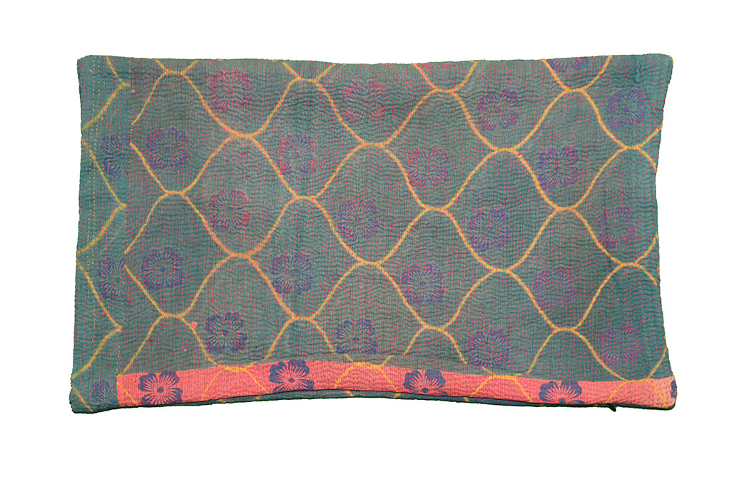 Sari vintage kantha cushion 30*50 cm