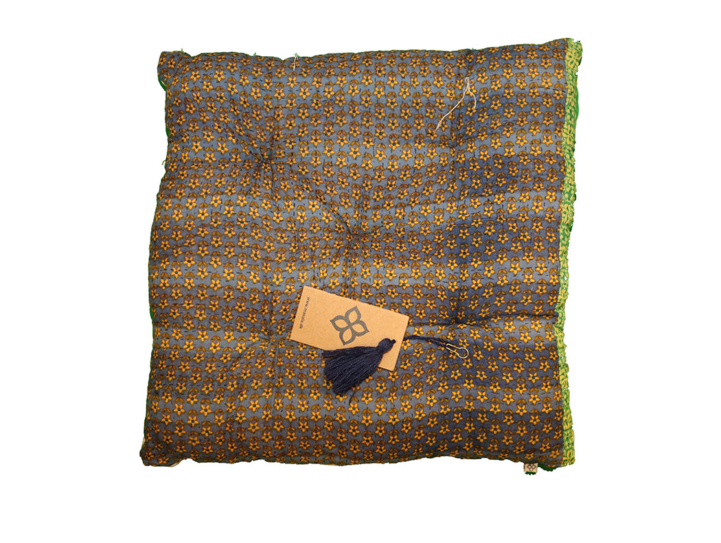 Kantha vintage hynde 40*40 cm bomuld