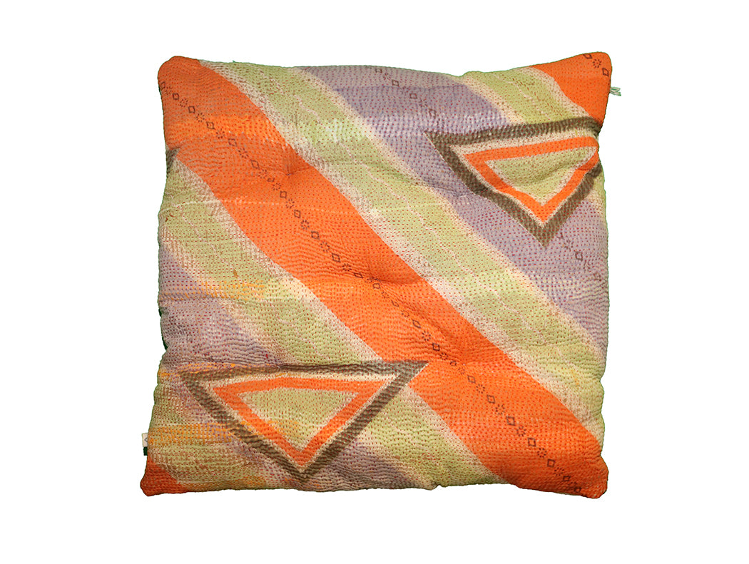 Kantha vintage hynde 40*40 cm bomuld