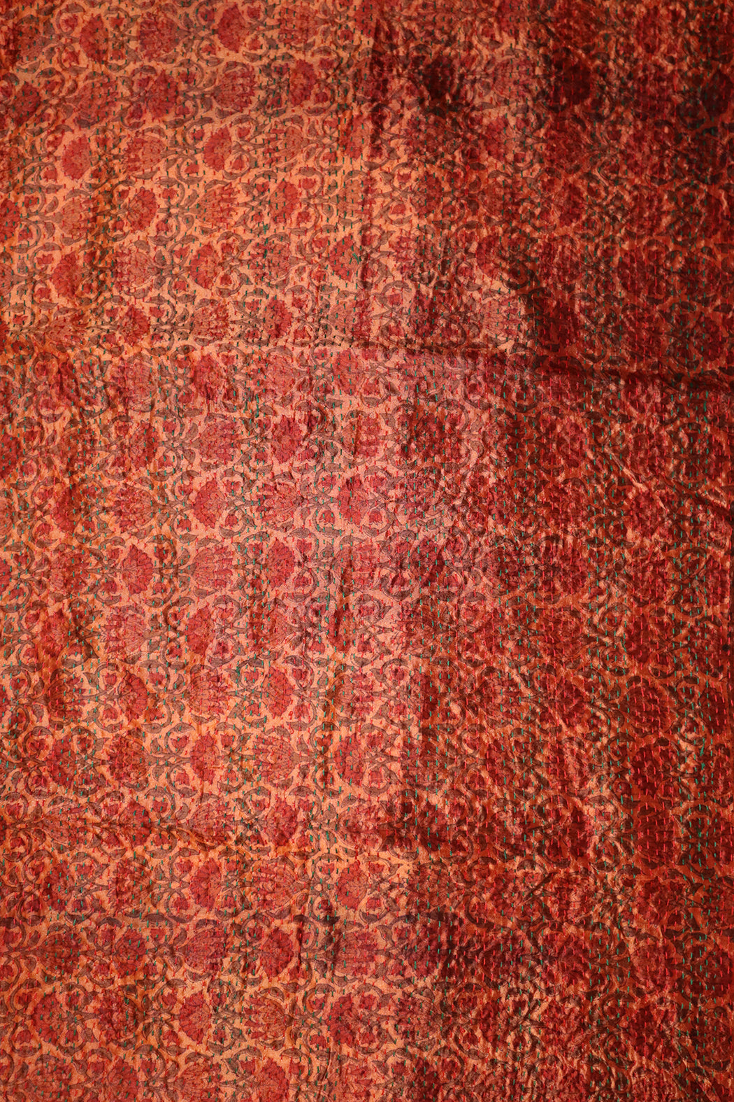 Sari-Kantha-Seidenschal 40*190 cm