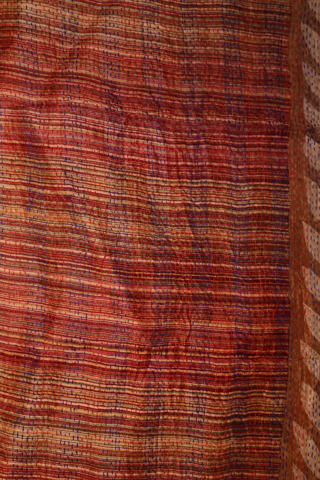 Sari-Kantha-Seidenschal 40*190 cm