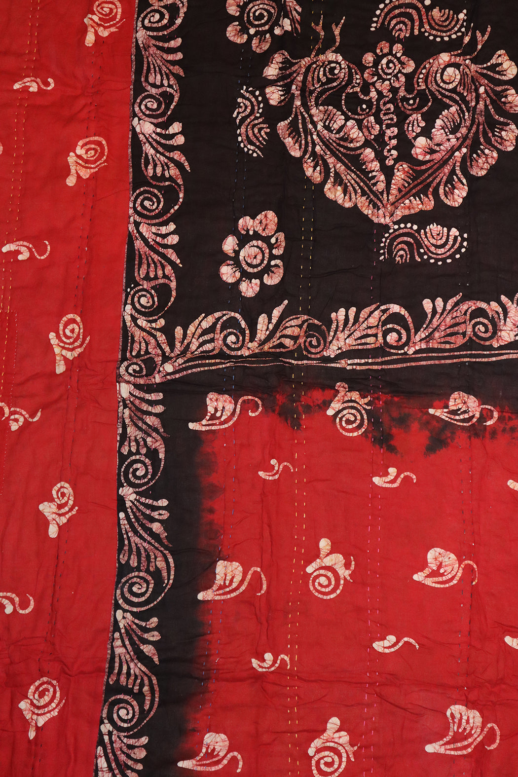 Vintage sari quilt , bomuld 140x200 cm