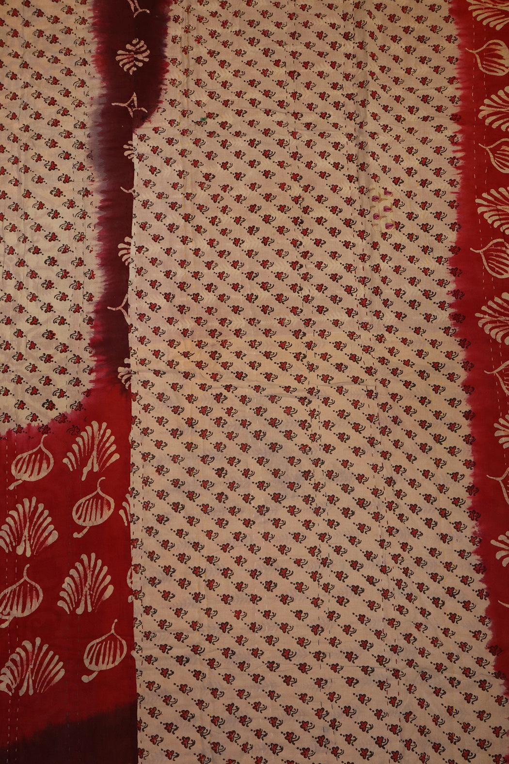 Vintage sari quilt , bomuld 140x200 cm