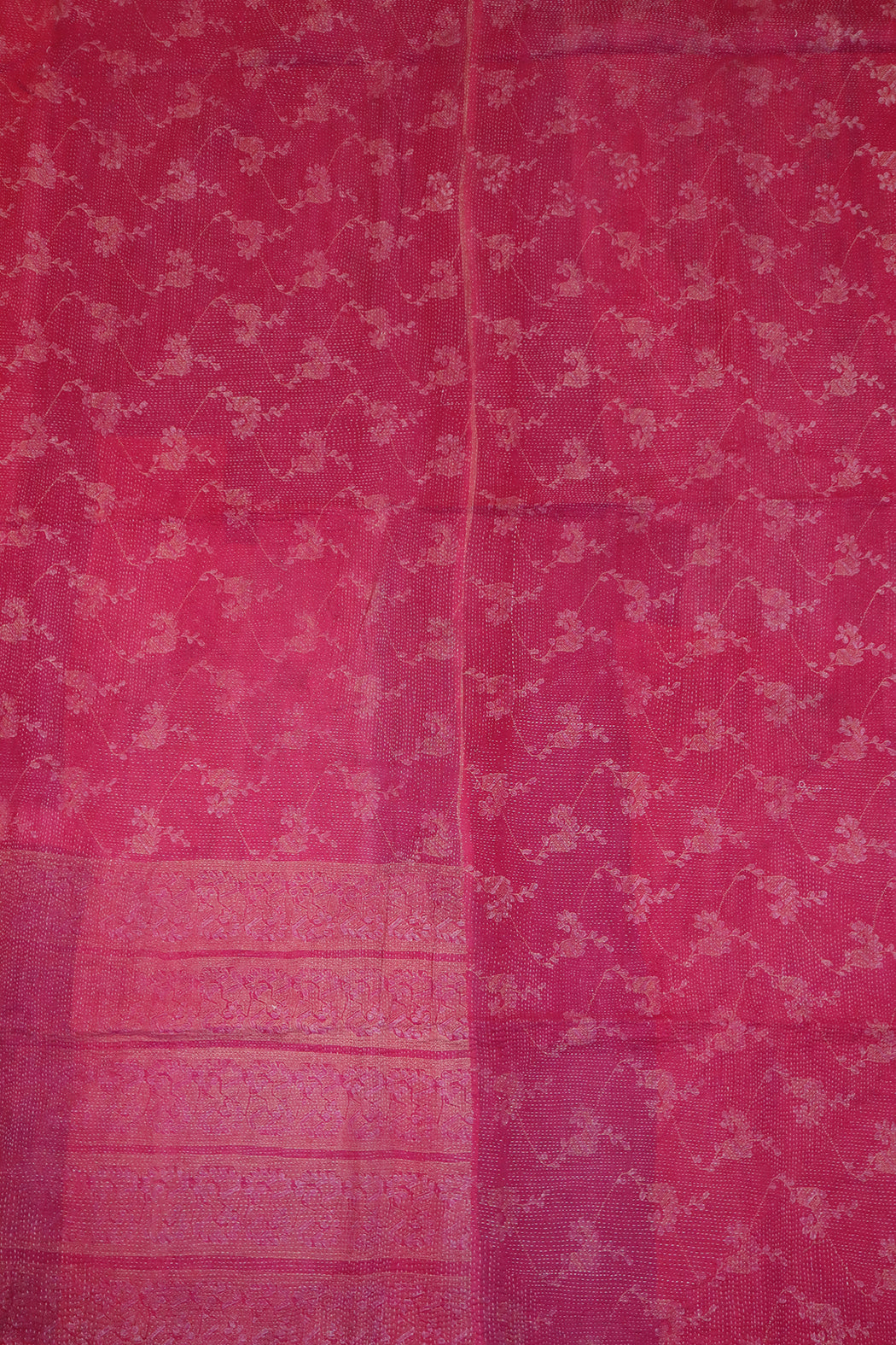 Kantha vintage throw approx 140x210 cm, cotton