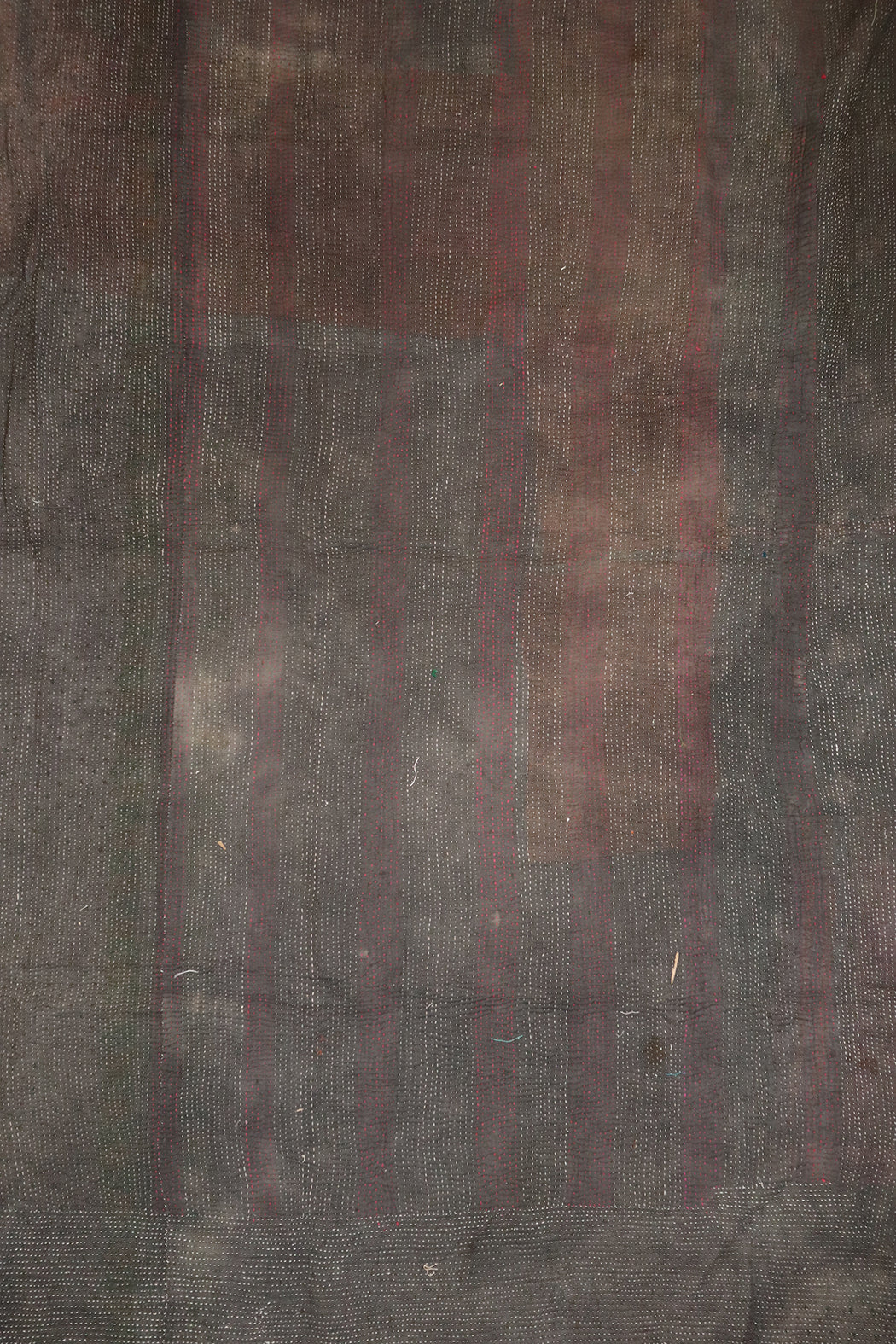 Kantha vintage tæppe ca 140x210 cm, bomuld